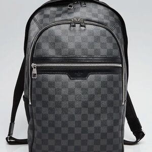 Louis Vuitton Black Damier Michael Backpack - Discontinued Design from LV